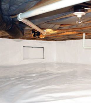 crawl space vapor barrier in Hinesville installed by our contractors