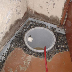 Installing a sump in a sump pump liner in a Warner Robins home