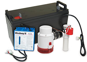 a battery backup sump pump system in Vidalia