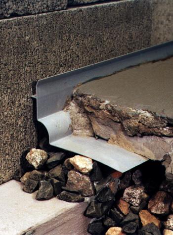 below foundation slab drain system for installing a French drain in Claxton