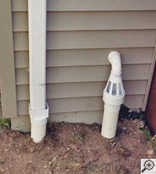 No-freeze basement drain discharge line in Walterboro