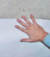 closeup of a plastic basement wall covering on concrete in Bloomingdale